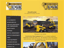 Tablet Screenshot of construction-edge.com
